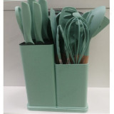 Набор кухонный силикон с ножами KITCHEN KNIVES DF-W020C