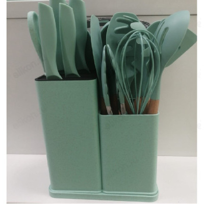 Набор кухонный силикон с ножами KITCHEN KNIVES DF-W020C