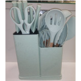 Набор кухонный силикон с ножами KITCHEN KNIVES DF-W020D