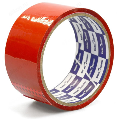 Лента клейкая Klebebander красная