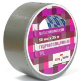 Лента клейкая армированная 50мм*25м TPL Klebebander серый