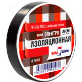 Изолента 15мм*20м TIK506Т, ПВХ черная Klebebander/200/8