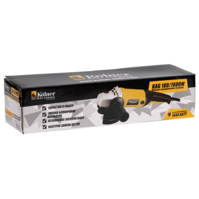 Угловая шлифмашинка Kolner KAG 180/1600M-7