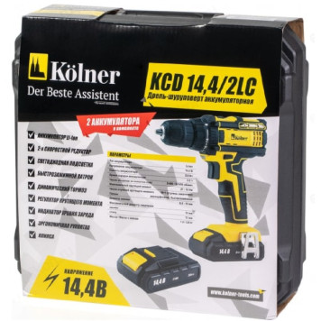 Дрель-шуруповерт KOLNER KCD 14.4/2LC-3