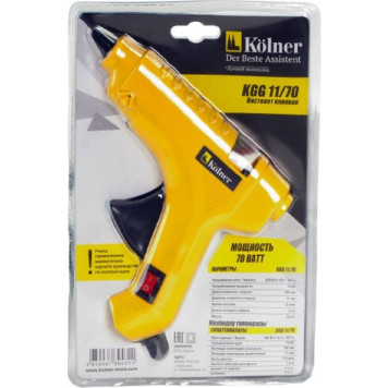 Пистолет клеевой Kolner KGG 11/70-4