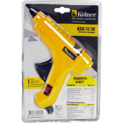 Пистолет клеевой Kolner KGG 11/70-4