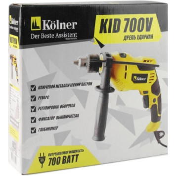 Дрель ударная Kolner KID 700V-5