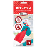 Перчатки латексные хоз. БИКОЛОР (M) BICOLO6 беж.+бирюз.