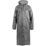 Дождевик Komfi EVA12GR с капюшоном на кнопках СЕРЫЙ