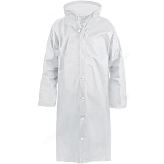 Дождевик Komfi EVAWA1 с капюшоном на кнопках БЕЛЫЙ-1