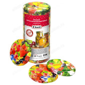 Крышка винтовая Твист-Офф 66мм Komfi Калейдоскоп NTO240S66 20шт/уп