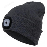 Шапка с фонарем КОСМОС черная KOCHat_black