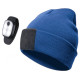 Шапка с фонарем- клипсой КОСМОС синяя