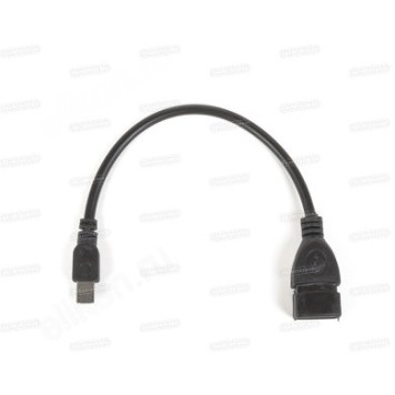 Кабель USB - micro USB 0,2м (гн/шт) OTG Krouss-1