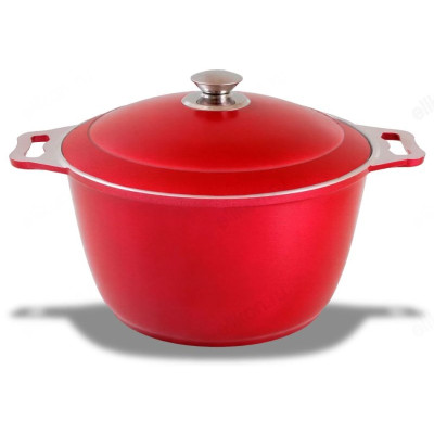 Кастрюля KUKMARA 6,0л ДП к63б бордо