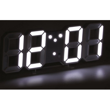 Часы-будильник Ladecor 529-119, пластик, черные-1