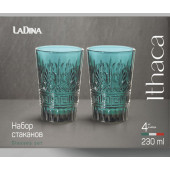 Стакан набор 4шт LaDina 70202-8 Стакан набор 4шт LaDina 70202-8