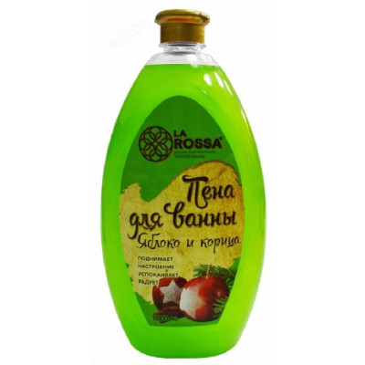 Пена для ванн La Rossa Яблоко и корица, увлажняющая, 1 л