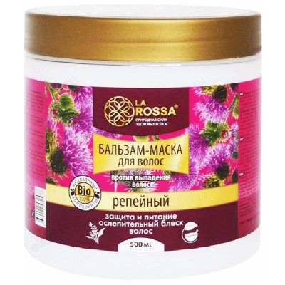 Бальзам La Rossa Репейный против выпадения, для всех типов волос, 500 мл