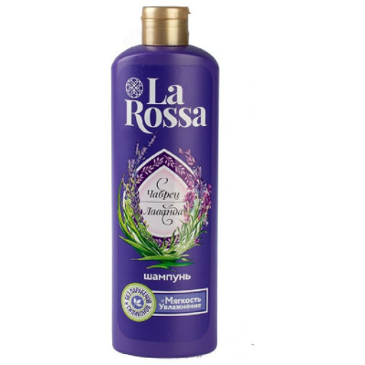 Шампунь La Rossa Чабрец и лаванда увлажнение и гладкость, для ломких и тусклых волос, 500 мл