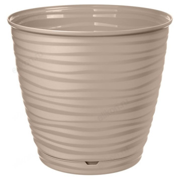 Горшок для цветов LAUREL d145мм 1.3л поддон белый 221610829/01