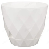 Горшок для цветов LAUREL d175мм 2,3л поддон белый 221610929/01