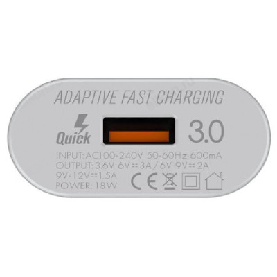 Сетевое зарядное устройство Ldnio A303Q, White-1