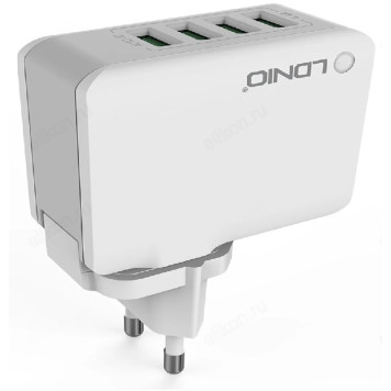 Сетевое зарядное устройство Ldnio A4403, White