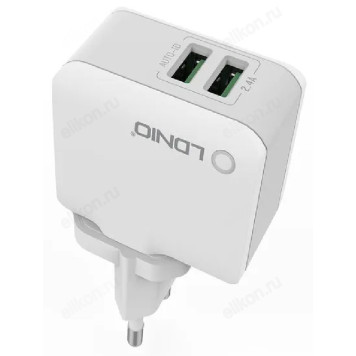 Сетевое зарядное устройство Ldnio A2203, White-1