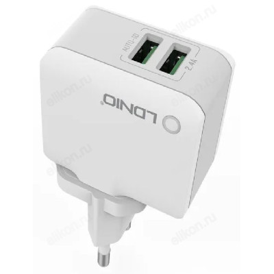 Сетевое зарядное устройство Ldnio A2203, White-1