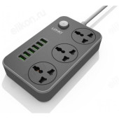 Фильтр сетевой LDNIO SC3604 2м 6 USB+ 3 комбо - розетки Фильтр сетевой LDNIO SC3604 2м 6 USB+ 3 комбо - розетки