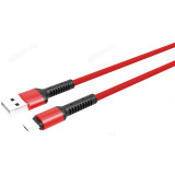 Кабель LDNIO LS63/ USB Micro/ 1m/ 2.4A/ медь:86 жил/ Red