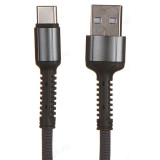 Кабель LDNIO LS64/ USB кабель Type-C/ 2m/ 2.4A/ медь: 120 жил/ Gray