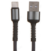 Кабель LDNIO LS64/ USB кабель Type-C/ 2m/ 2.4A/ медь: 120 жил/ Gray
