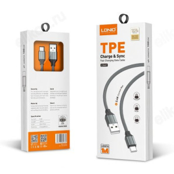 Кабель LDNIO LS441/ USB Type-C-1