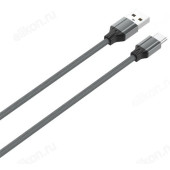 Кабель LDNIO LS441/ USB Type-C/ 1m/ 2.4A/ медь: 86 жил/ Gray