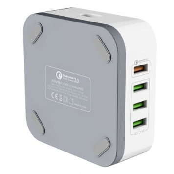 Зарядка сетевая LDNIO A8101 8USB QC 3.0 + кабель 1,5м White/Rose-2