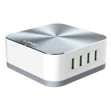 Зарядка сетевая LDNIO A8101 8USB QC 3.0 + кабель 1,5м White/Rose