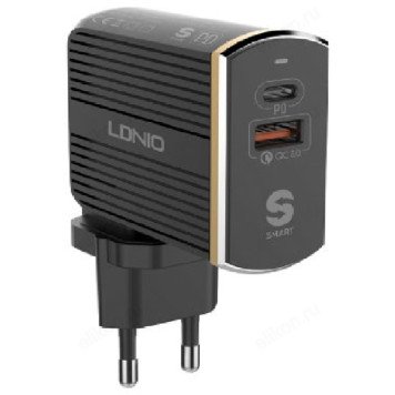 Сетевое зарядное устройство Ldnio A2502C, Black