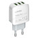 зарядка сетевая LDNIO Auto-ID кабель Micro 1м, 17W/ White