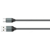 Кабель LDNIO LC101 USB кабель /Type-C/ 1m/ 65W/ медь: 110 жил/ Gray