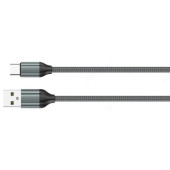 Кабель LDNIO LC101 USB кабель /Type-C/ 1m/ 65W/ медь: 110 жил/ Gray