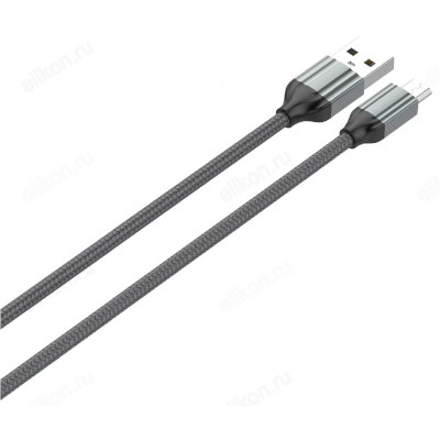 Кабель LDNIO LS431/ USB Micro/ 1m/ 2.4A/ Grey
