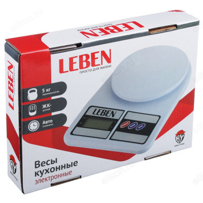 Весы кухонные LEBEN 268-056 5кг-4