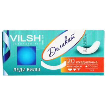 Прокладки ежедневные ЛЕДИ ВИЛШ Delicate 20шт 939-028-1