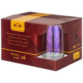 Стакан набор 6шт Revolution лиловая дымка 330мл 194-863-1