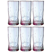 Стакан набор 6шт Roch лиловая дымка 450мл 194-920