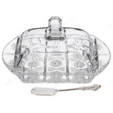 Масленка с ножом MUZA CRYSTAL 195-174