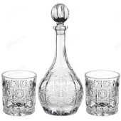Набор для виски MUZA CRYSTAL 3пр 195-188 Набор для виски MUZA CRYSTAL 3пр 195-188