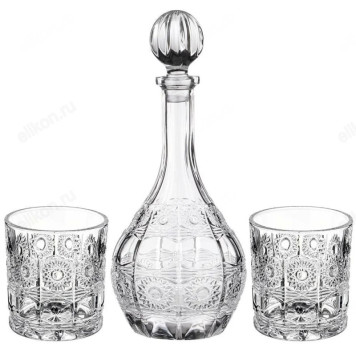 Набор для виски MUZA CRYSTAL 3пр 195-188